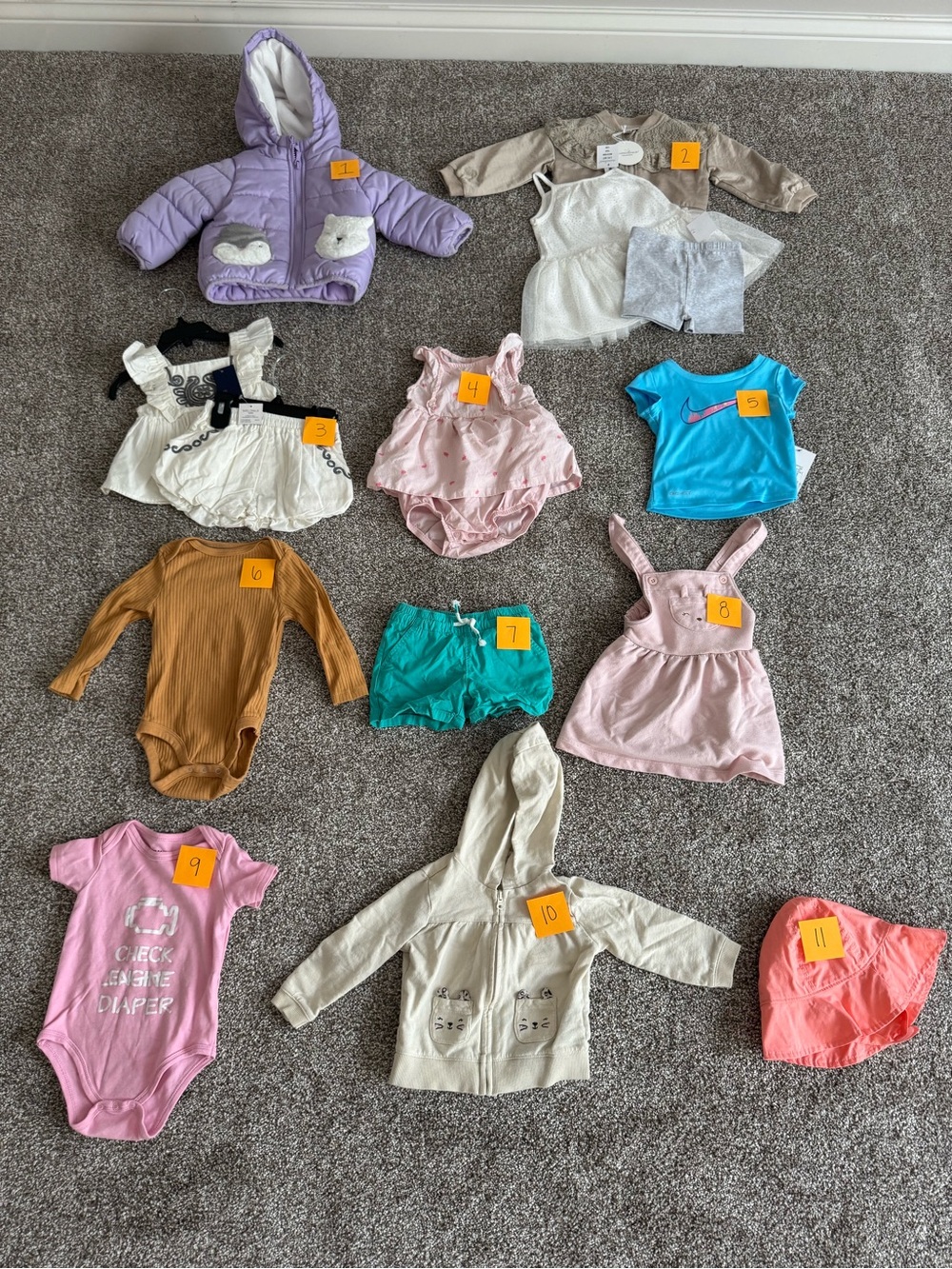 Baby girl size 12m Lot